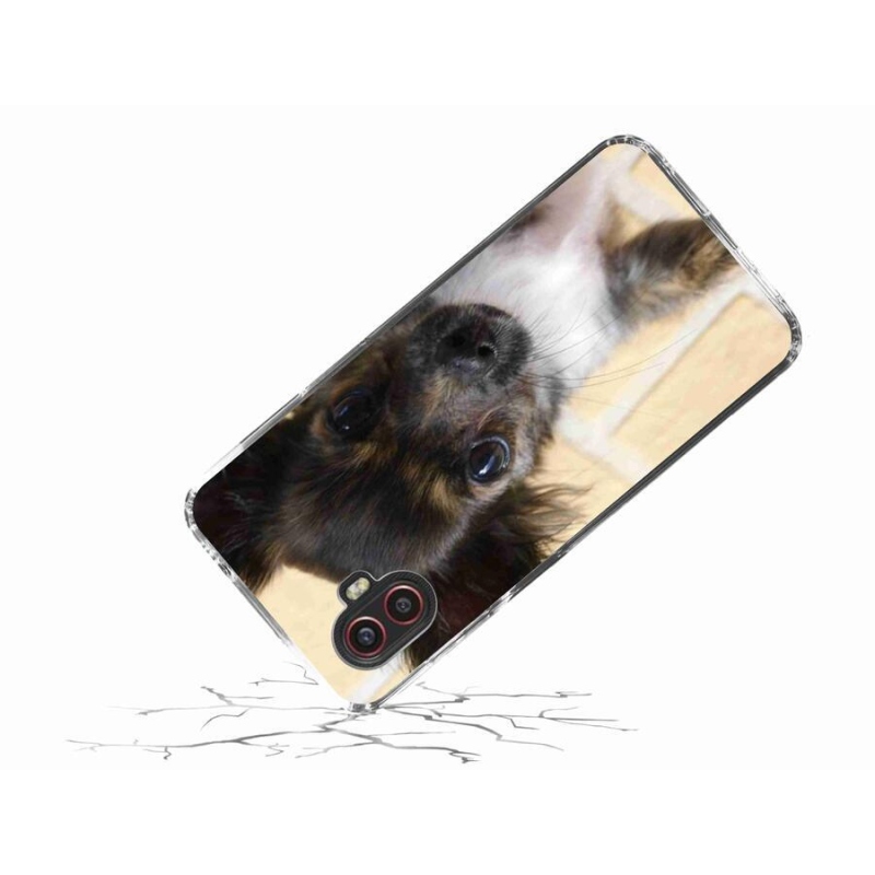 Gelový obal mmCase na mobil Samsung Galaxy Xcover 6 Pro - čivava 2