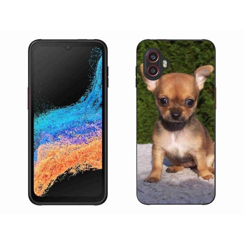 Gelový obal mmCase na mobil Samsung Galaxy Xcover 6 Pro - čivava 3
