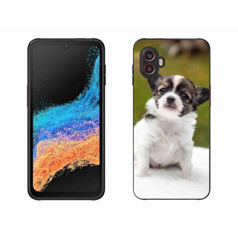Gelový obal mmCase na mobil Samsung Galaxy Xcover 6 Pro - čivava 4
