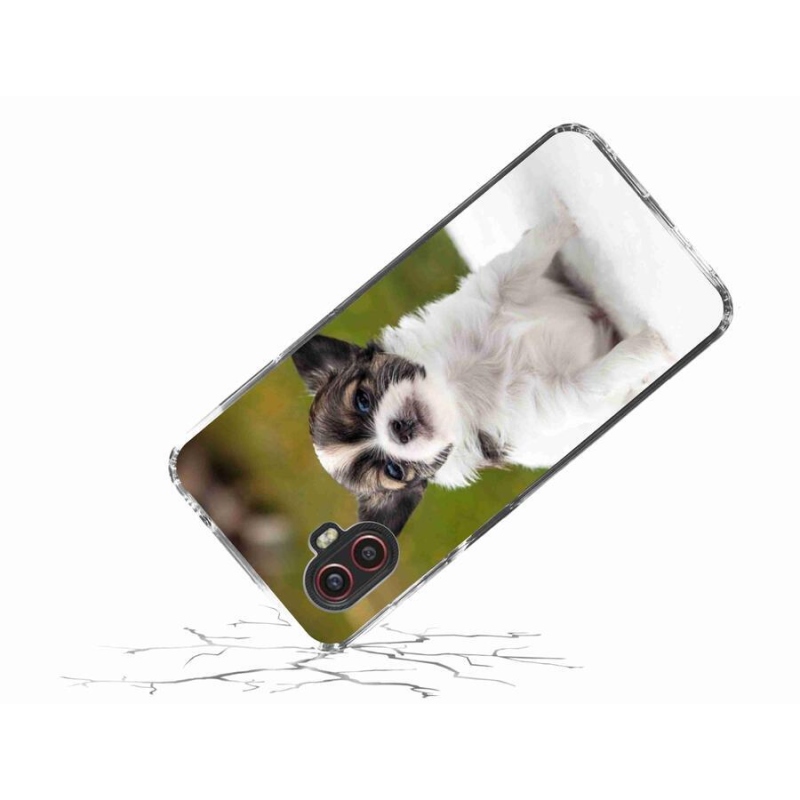Gelový obal mmCase na mobil Samsung Galaxy Xcover 6 Pro - čivava 4