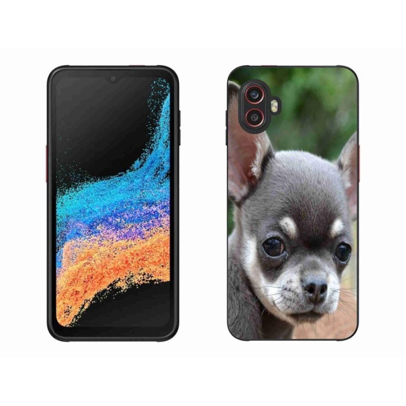 Gelový obal mmCase na mobil Samsung Galaxy Xcover 6 Pro - čivava