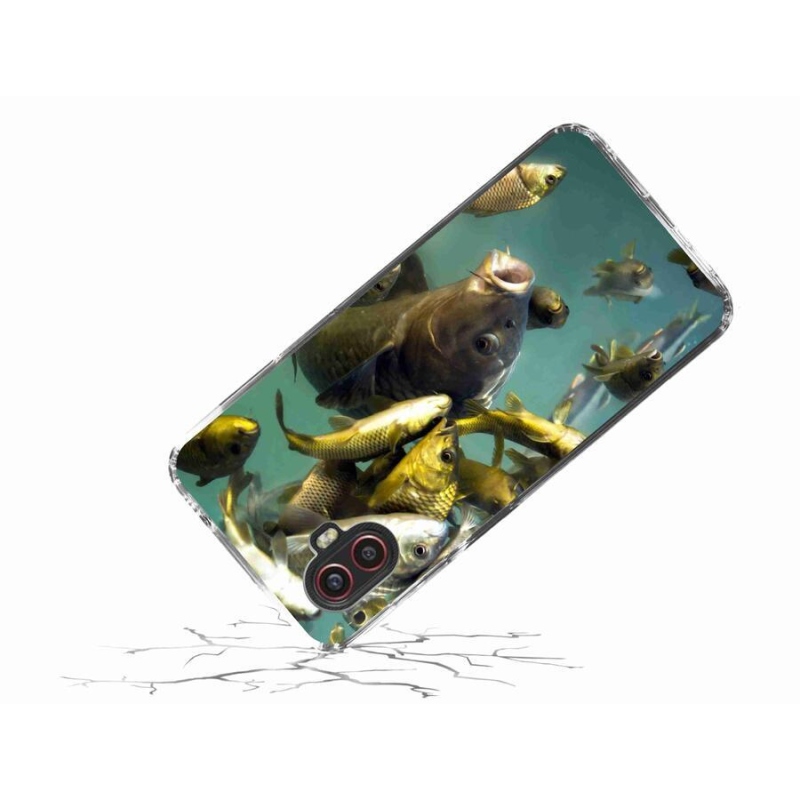 Gelový obal mmCase na mobil Samsung Galaxy Xcover 6 Pro - hejno ryb