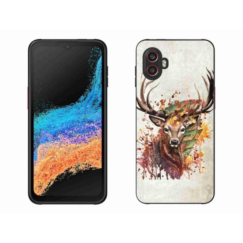 Gelový obal mmCase na mobil Samsung Galaxy Xcover 6 Pro - jelen 1