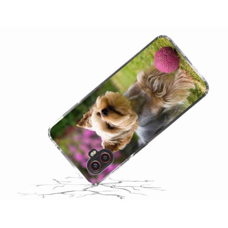 Gelový obal mmCase na mobil Samsung Galaxy Xcover 6 Pro - jorkšír 4