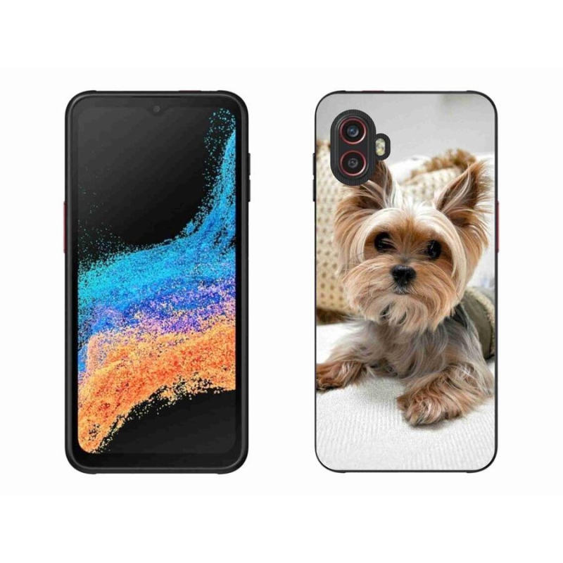 Gelový obal mmCase na mobil Samsung Galaxy Xcover 6 Pro - jorkšír 5