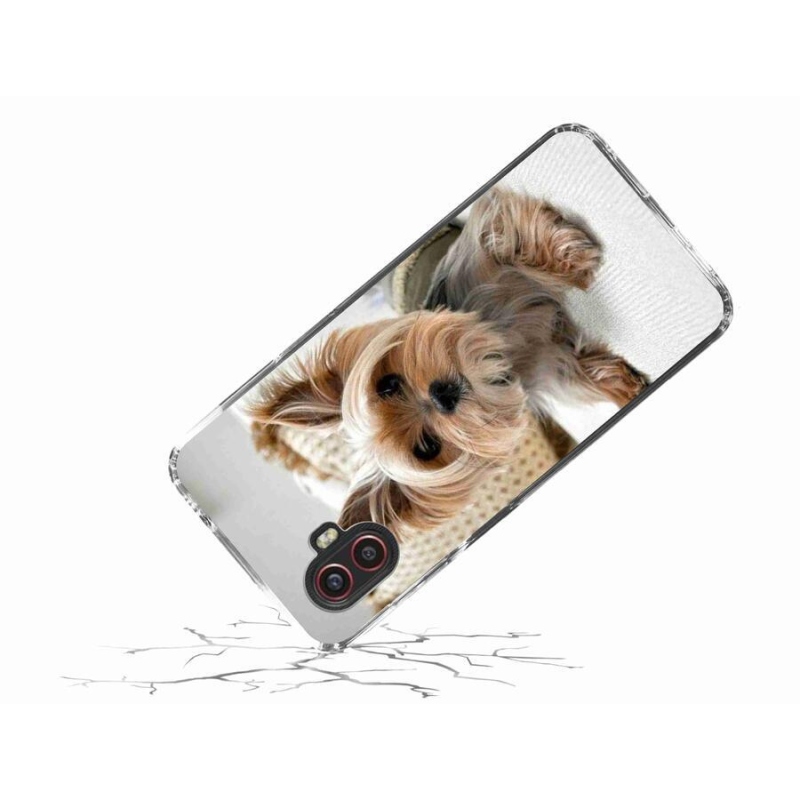 Gelový obal mmCase na mobil Samsung Galaxy Xcover 6 Pro - jorkšír 5