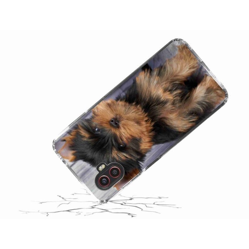 Gelový obal mmCase na mobil Samsung Galaxy Xcover 6 Pro - jorkšír 9