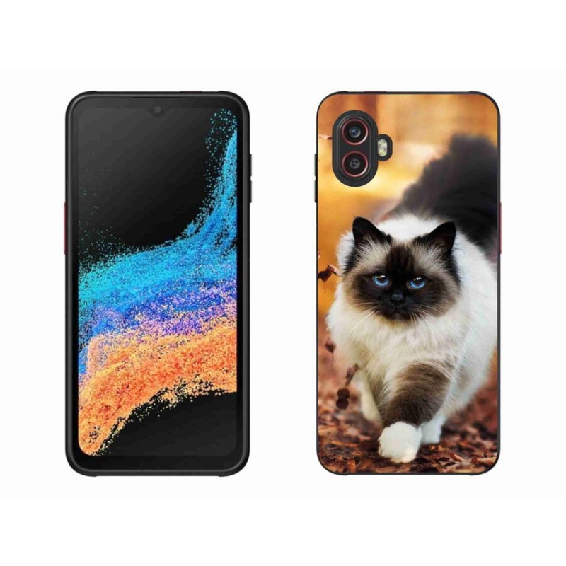 Gelový obal mmCase na mobil Samsung Galaxy Xcover 6 Pro - kočka