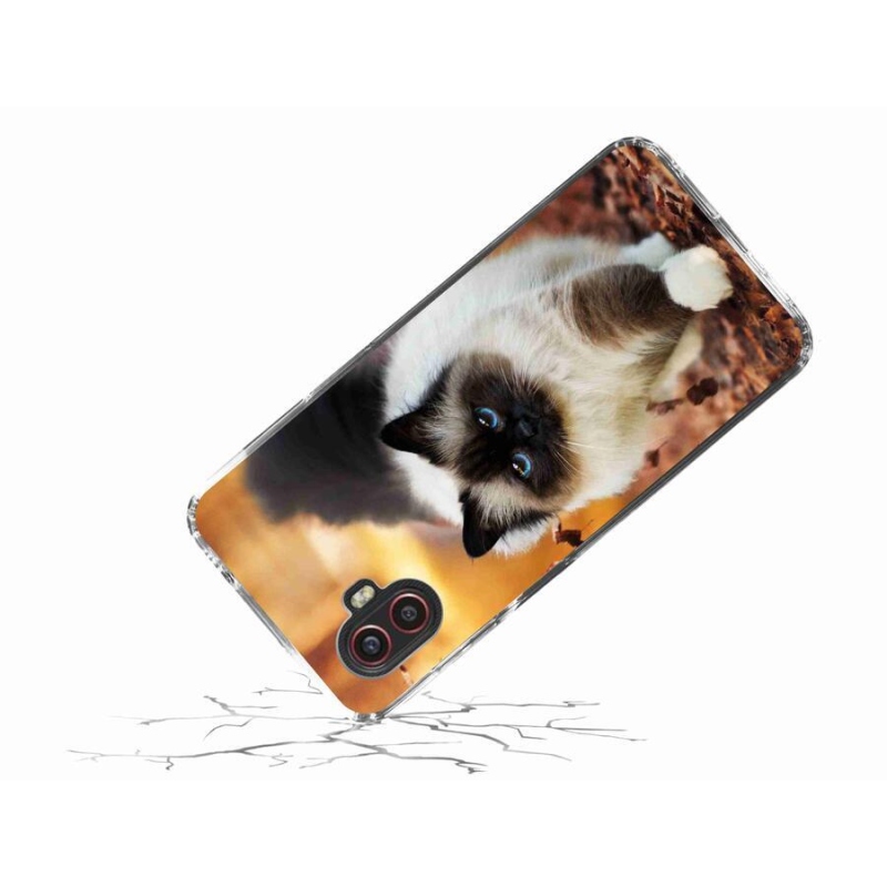 Gelový obal mmCase na mobil Samsung Galaxy Xcover 6 Pro - kočka