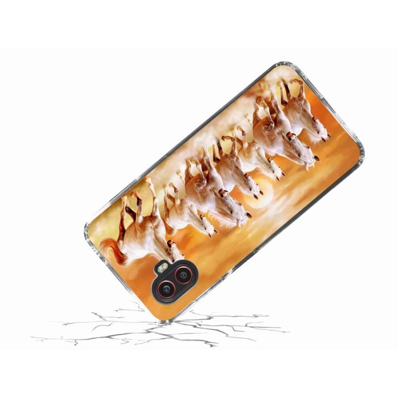 Gelový obal mmCase na mobil Samsung Galaxy Xcover 6 Pro - koně 2