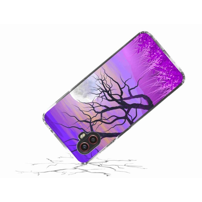 Gelový obal mmCase na mobil Samsung Galaxy Xcover 6 Pro - kreslený opadaný strom