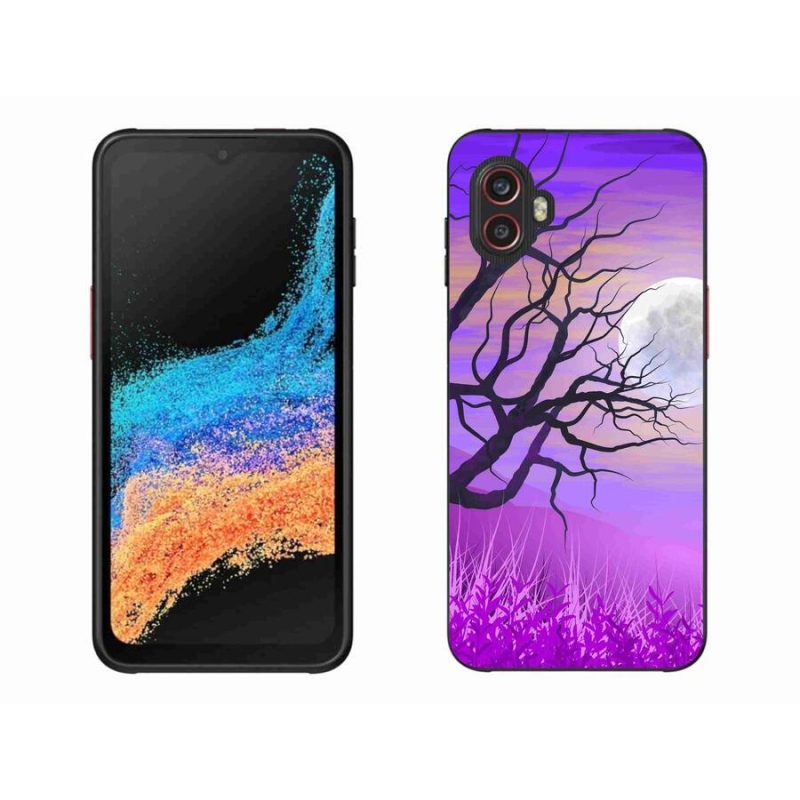 Gelový obal mmCase na mobil Samsung Galaxy Xcover 6 Pro - kreslený opadaný strom