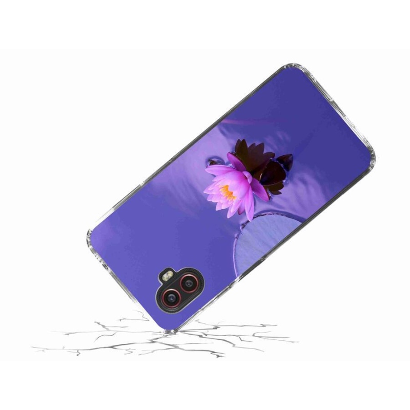 Gelový obal mmCase na mobil Samsung Galaxy Xcover 6 Pro - květ na hladině