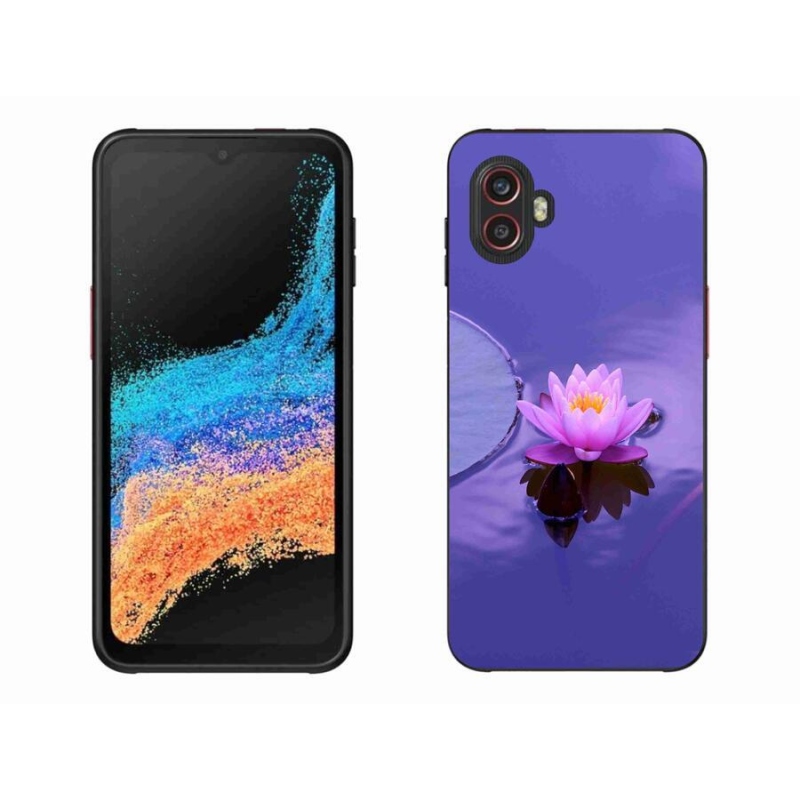 Gelový obal mmCase na mobil Samsung Galaxy Xcover 6 Pro - květ na hladině