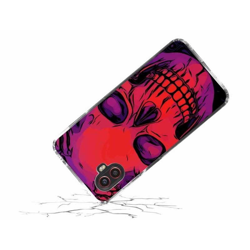 Gelový obal mmCase na mobil Samsung Galaxy Xcover 6 Pro - lebka