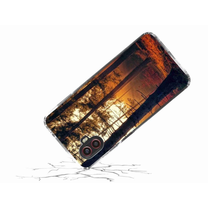 Gelový obal mmCase na mobil Samsung Galaxy Xcover 6 Pro - les