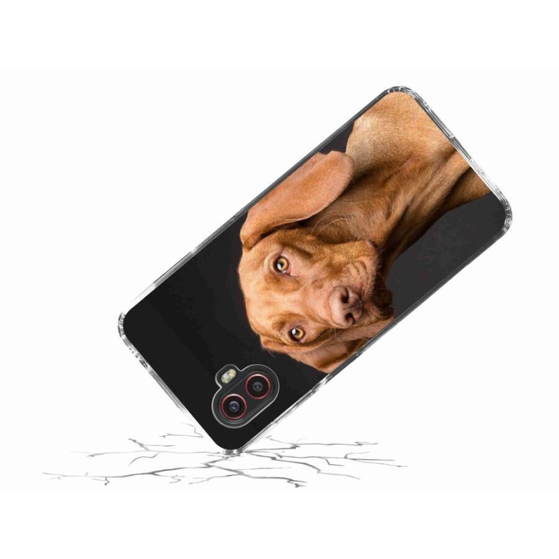 Gelový obal mmCase na mobil Samsung Galaxy Xcover 6 Pro - maďarský ohař