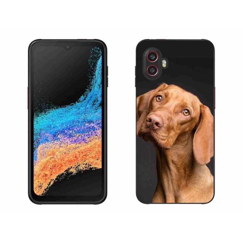 Gelový obal mmCase na mobil Samsung Galaxy Xcover 6 Pro - maďarský ohař