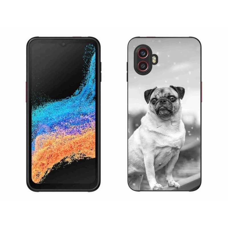 Gelový obal mmCase na mobil Samsung Galaxy Xcover 6 Pro - mops