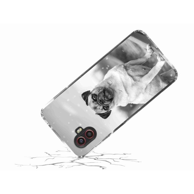 Gelový obal mmCase na mobil Samsung Galaxy Xcover 6 Pro - mops