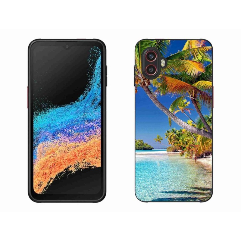 Gelový obal mmCase na mobil Samsung Galaxy Xcover 6 Pro - mořská pláž