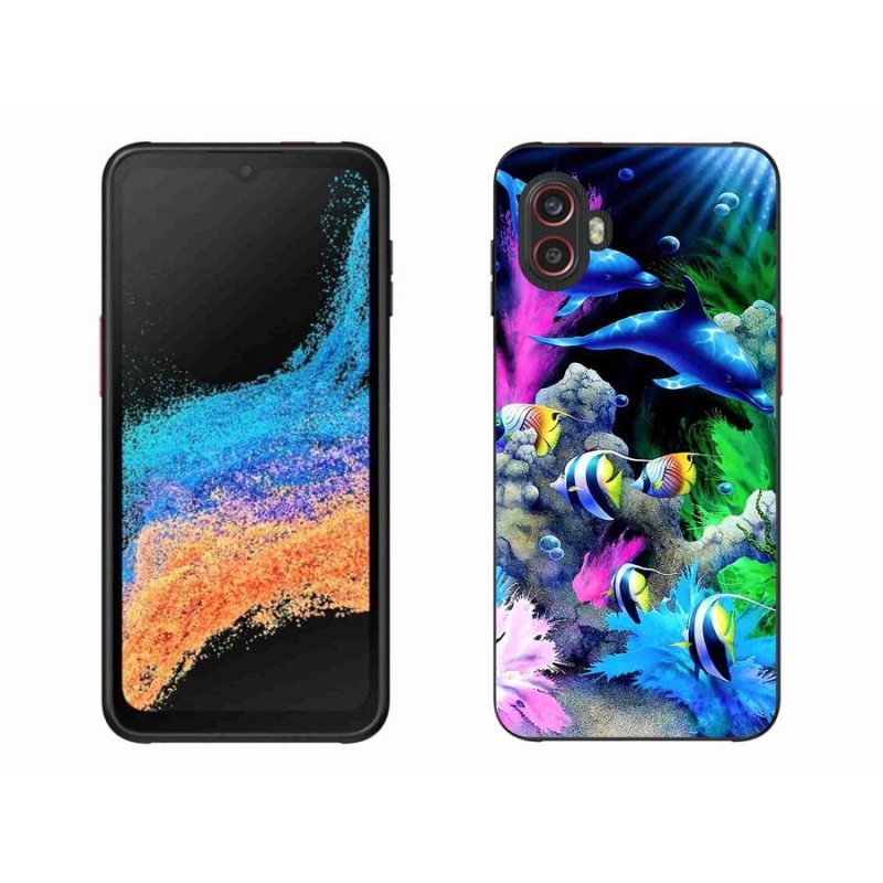 Gelový obal mmCase na mobil Samsung Galaxy Xcover 6 Pro - mořský svět