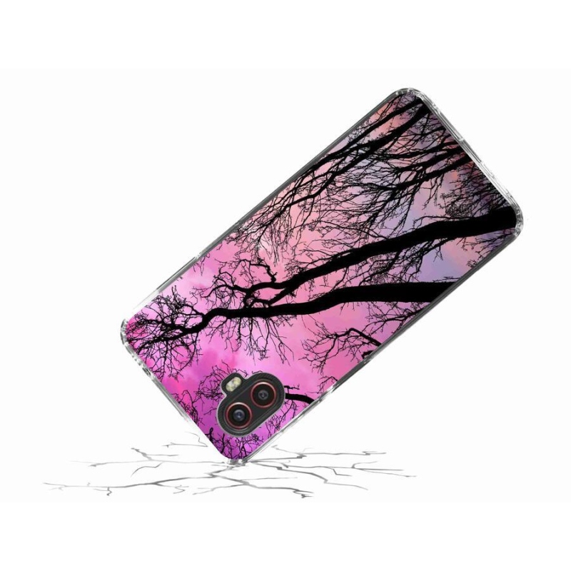 Gelový obal mmCase na mobil Samsung Galaxy Xcover 6 Pro - opadané stromy
