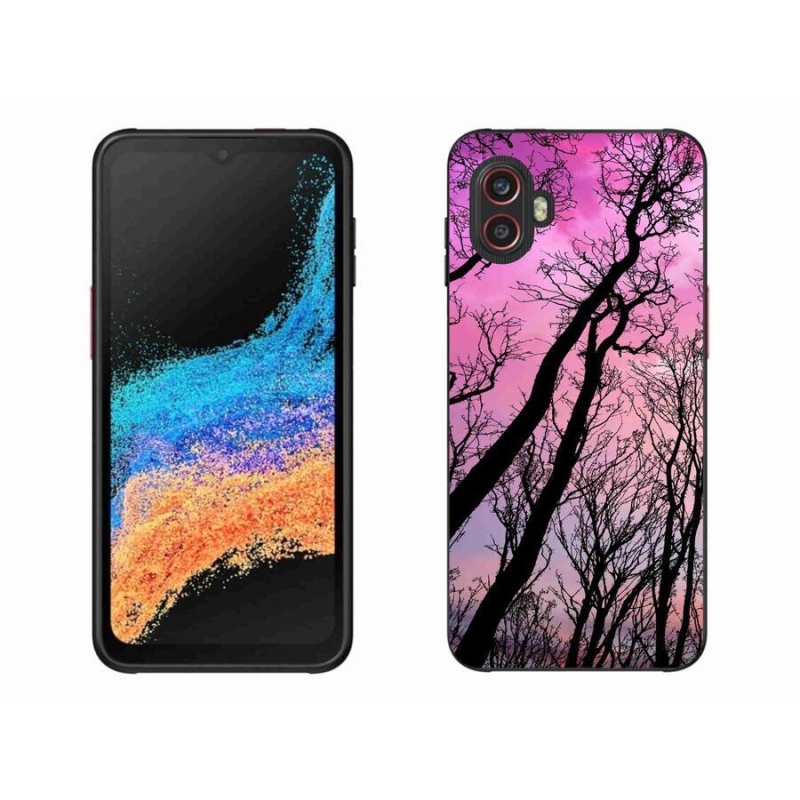 Gelový obal mmCase na mobil Samsung Galaxy Xcover 6 Pro - opadané stromy