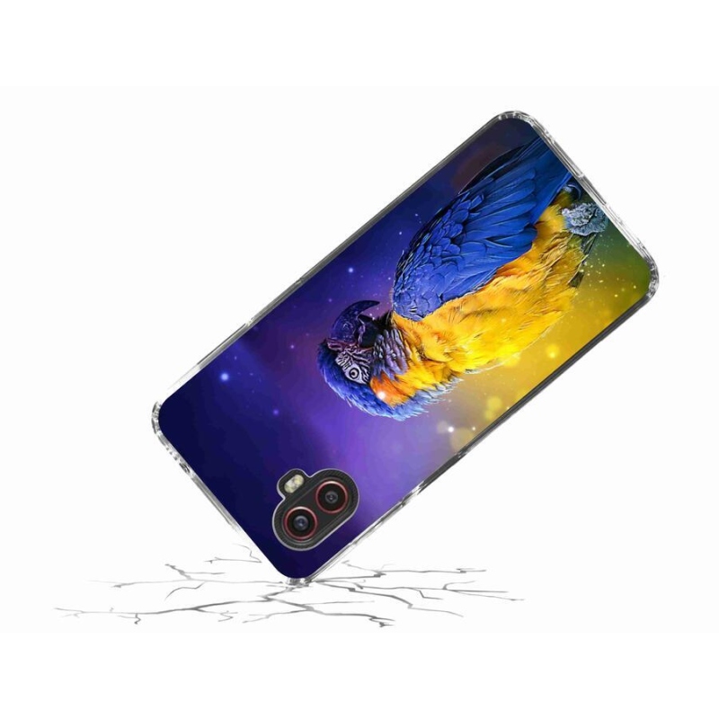 Gelový obal mmCase na mobil Samsung Galaxy Xcover 6 Pro - papoušek ara 1