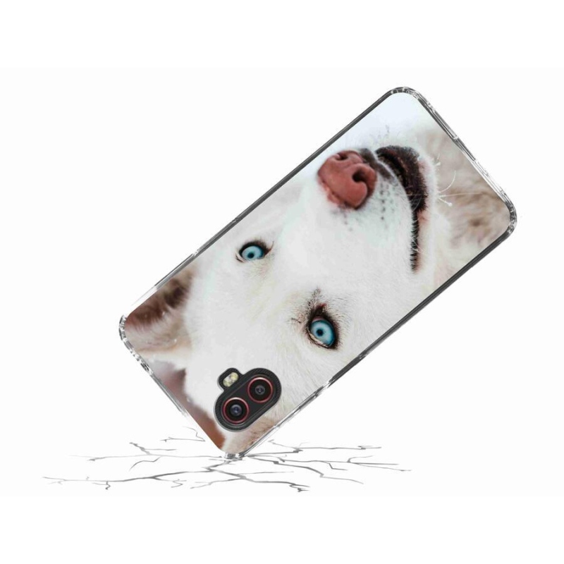 Gelový obal mmCase na mobil Samsung Galaxy Xcover 6 Pro - psí pohled