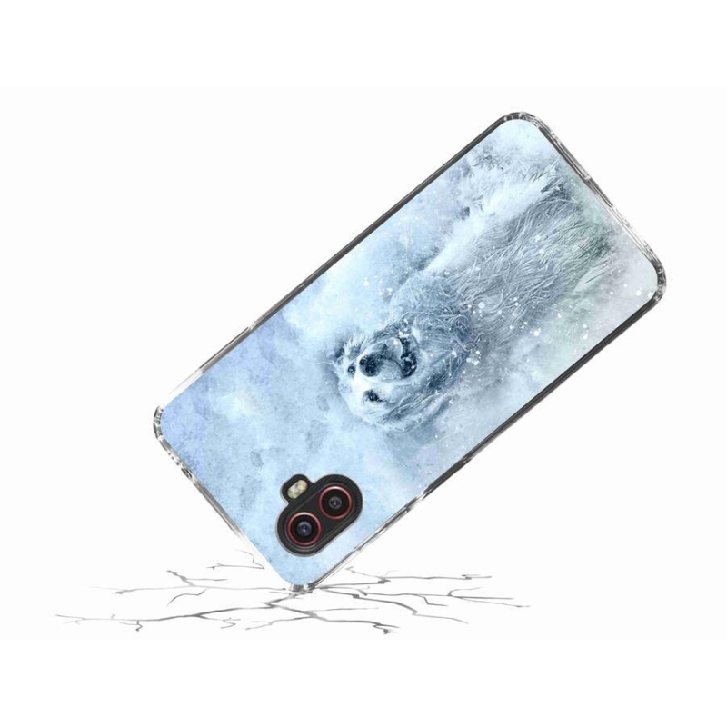 Gelový obal mmCase na mobil Samsung Galaxy Xcover 6 Pro - retrívr
