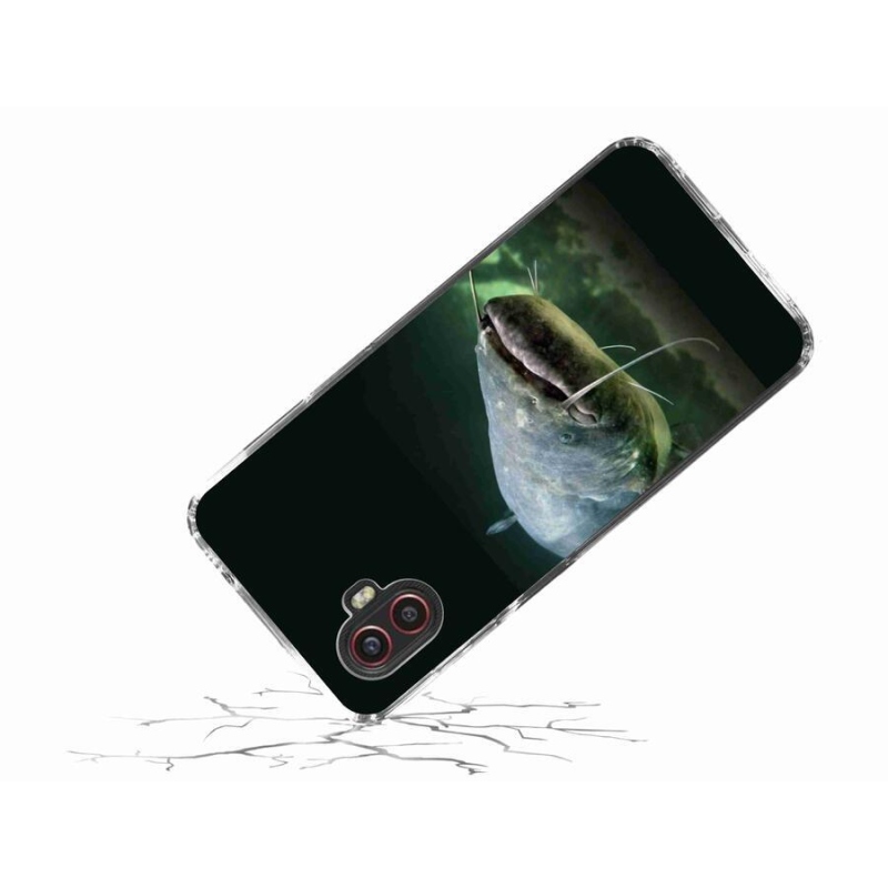 Gelový obal mmCase na mobil Samsung Galaxy Xcover 6 Pro - sumec