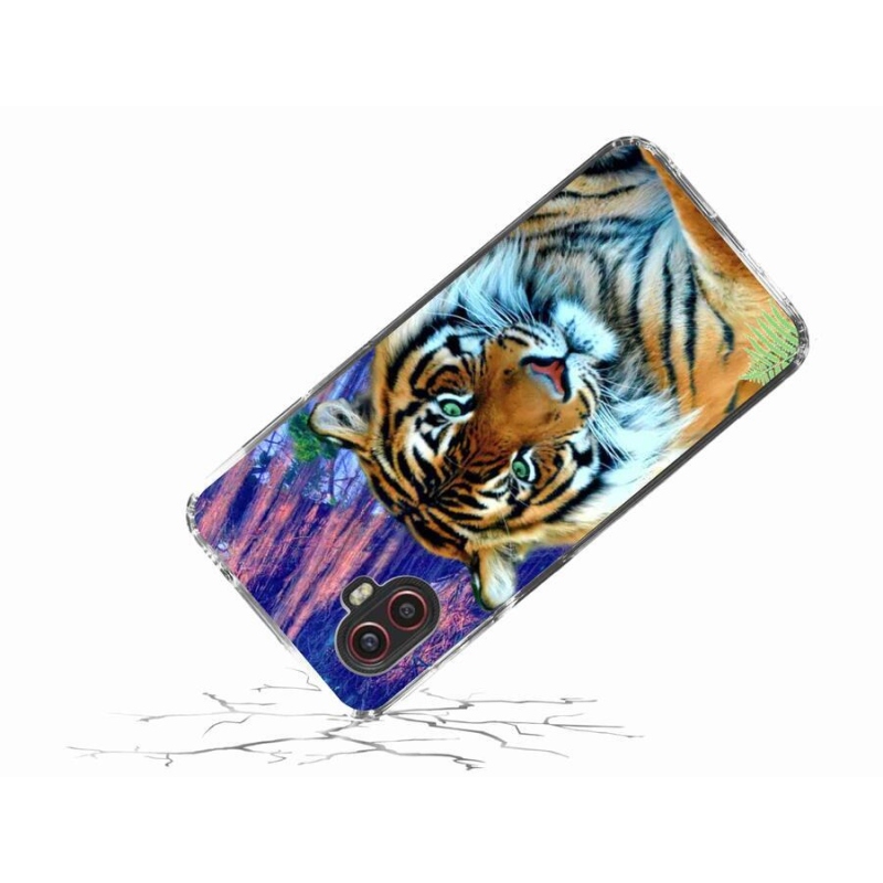 Gelový obal mmCase na mobil Samsung Galaxy Xcover 6 Pro - tygr