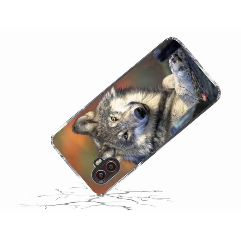 Gelový obal mmCase na mobil Samsung Galaxy Xcover 6 Pro - vlk