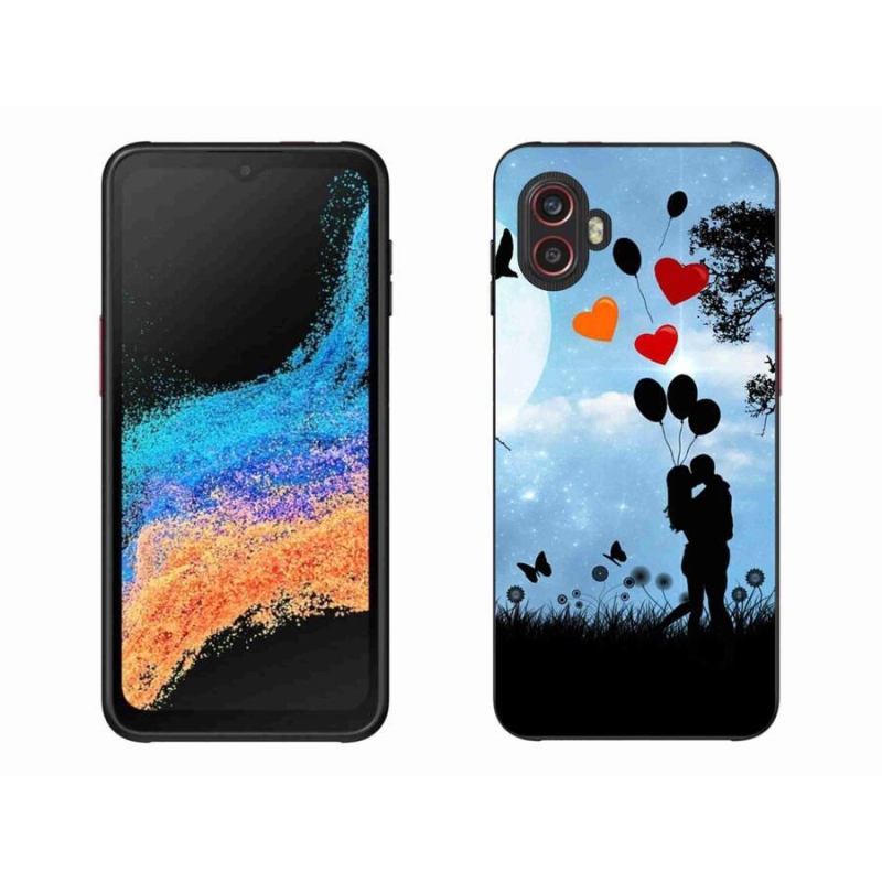 Gelový obal mmCase na mobil Samsung Galaxy Xcover 6 Pro - zamilovaný pár