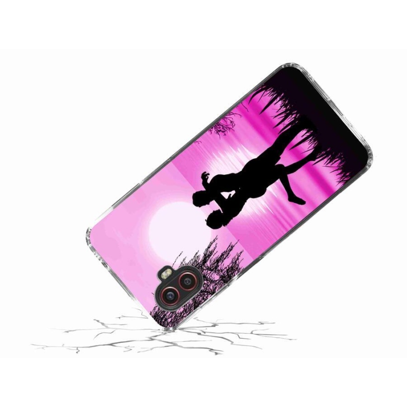 Gelový obal mmCase na mobil Samsung Galaxy Xcover 6 Pro - západ slunce