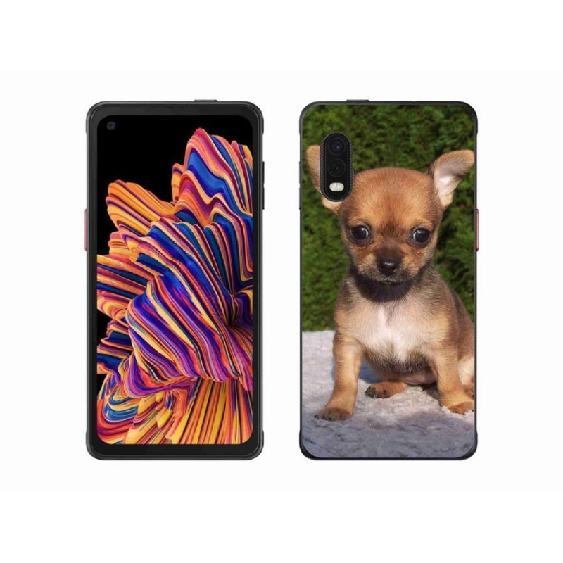 Gelový obal mmCase na mobil Samsung Galaxy Xcover Pro - čivava 3