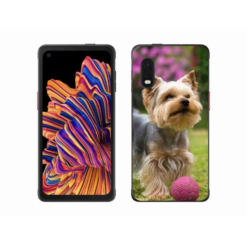 Gelový obal mmCase na mobil Samsung Galaxy Xcover Pro - jorkšír 4