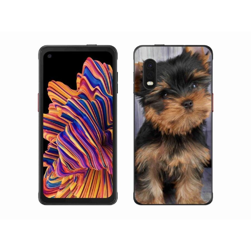 Gelový obal mmCase na mobil Samsung Galaxy Xcover Pro - jorkšír 9