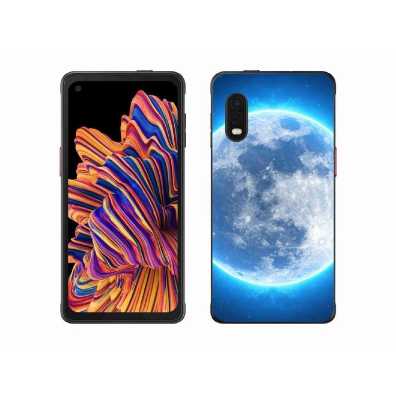 Gelový obal mmCase na mobil Samsung Galaxy Xcover Pro - zeměkoule