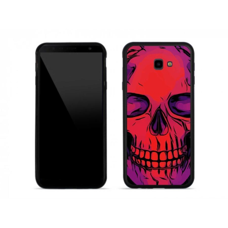 Gelový obal mmCase na mobil Samsung J4 Plus - lebka