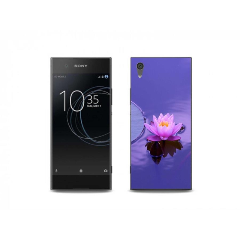 Gelový obal mmCase na mobil Sony Xperia XA1 - květ na hladině