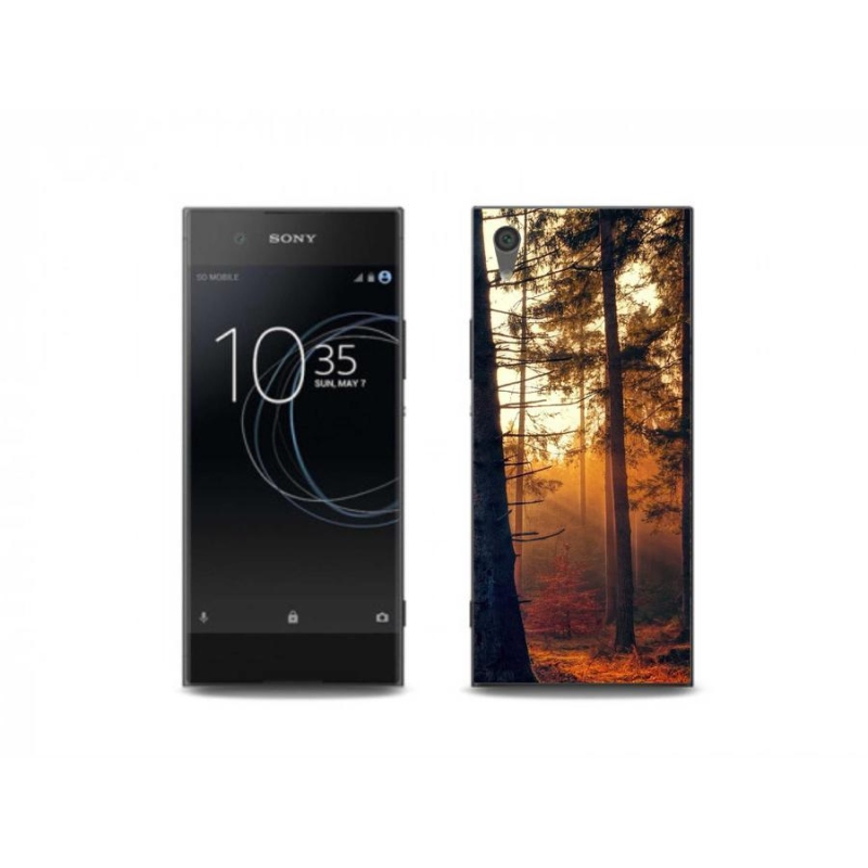 Gelový obal mmCase na mobil Sony Xperia XA1 - les