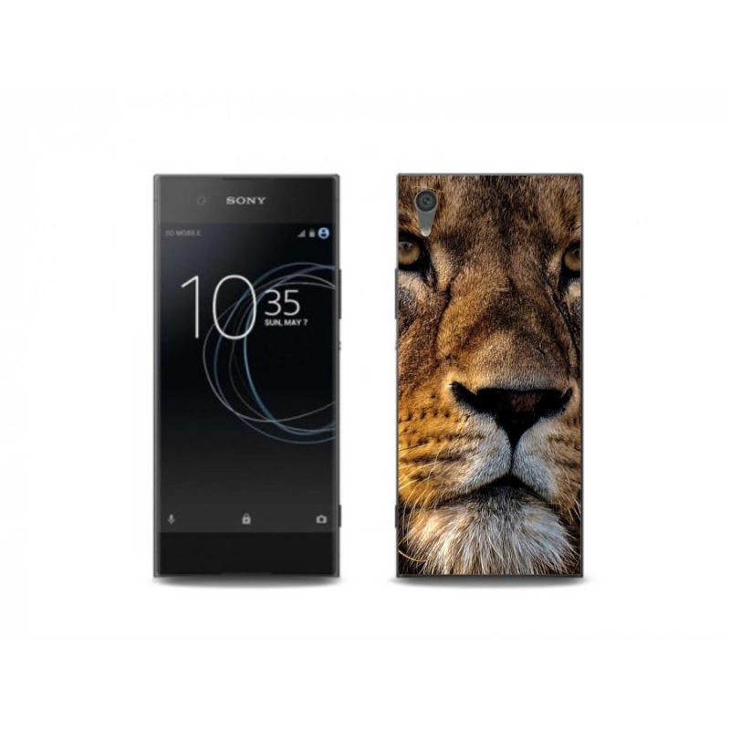 Gelový obal mmCase na mobil Sony Xperia XA1 - lev