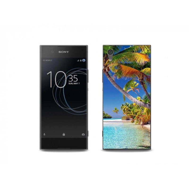 Gelový obal mmCase na mobil Sony Xperia XA1 Plus - mořská pláž