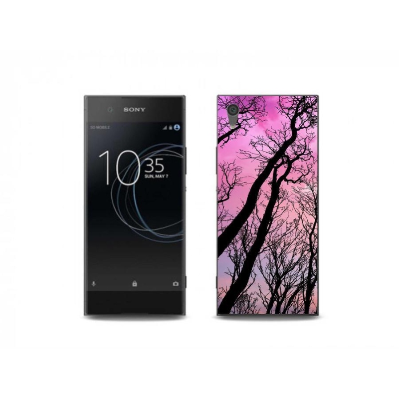 Gelový obal mmCase na mobil Sony Xperia XA1 Plus - opadané stromy