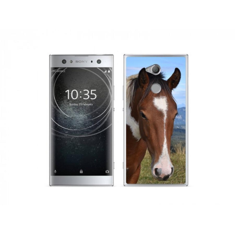 Gelový obal mmCase na mobil Sony Xperia XA2 Ultra - hnědý kůň