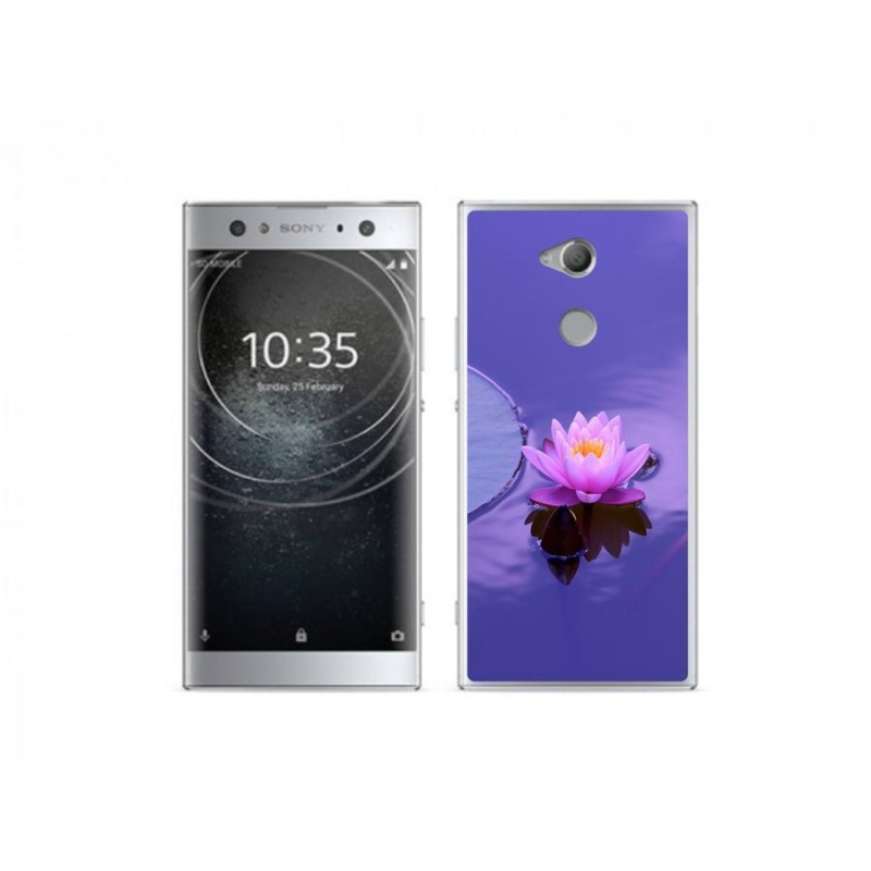 Gelový obal mmCase na mobil Sony Xperia XA2 Ultra - květ na hladině