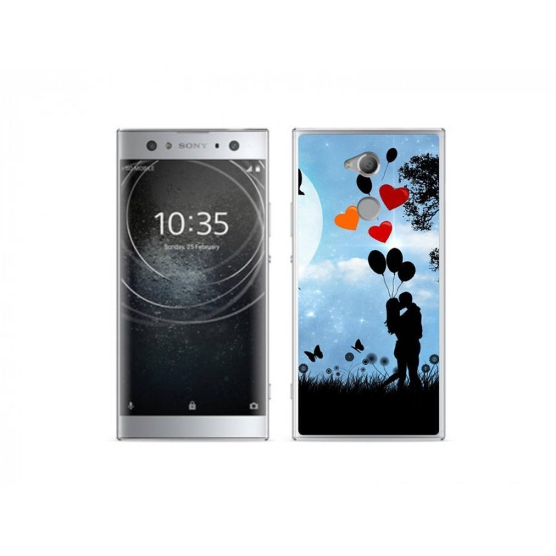 Gelový obal mmCase na mobil Sony Xperia XA2 Ultra - zamilovaný pár