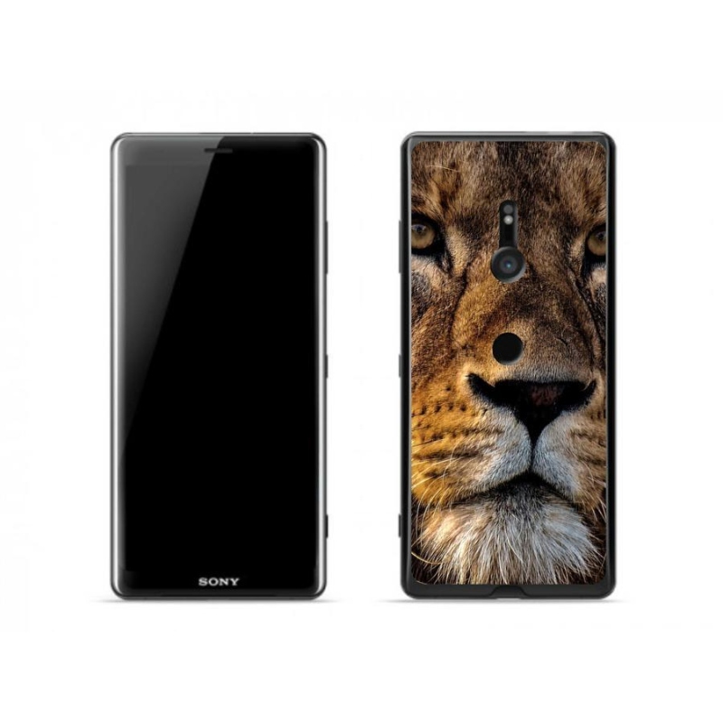 Gelový obal mmCase na mobil Sony Xperia XZ3 - lev